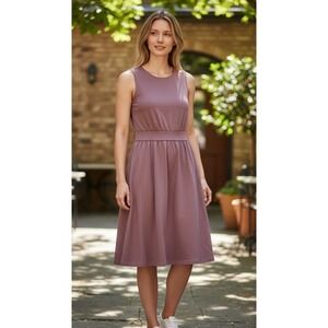 Banana Republic Rose Pink Sleeveless Knit A-Line Dress Size 6